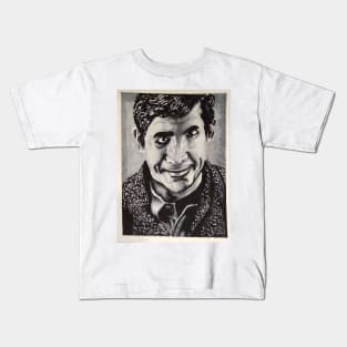 Psycho - "Wouldn't Hurt A Fly" Norman Bates portrait (original) Kids T-Shirt